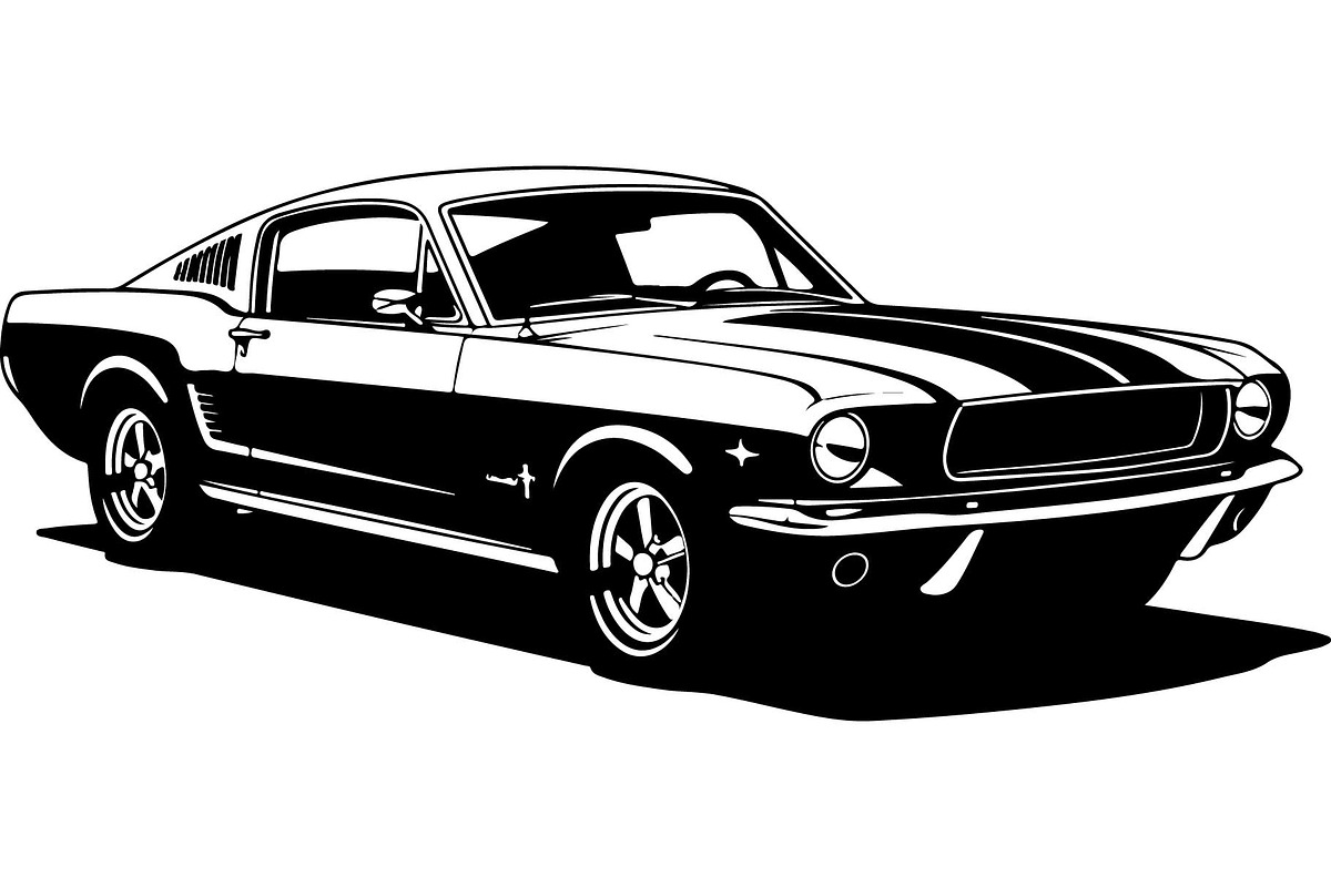 Classic Muscle Car SVG Bundle, an Object Graphic by Creativeshirt (Photo 6 of 13)