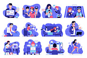 Web Marketing People Illustrations, a Person Illustration by Alex Krugli (Thumbnail 2 of 6)