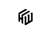 WH HW Logo, a Branding & Logo Template by Graphic_Maker_Bogura (Thumbnail 1 of 2)