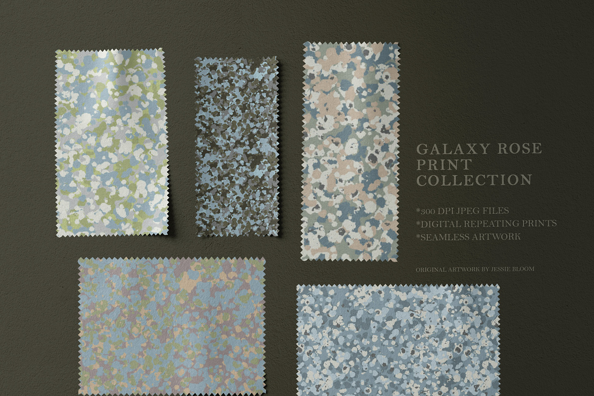 Galaxy Rose Seamless Pattern Bundle, a Pattern Graphic by JESSIE BLOOM STUDIO (Photo 9 of 9)