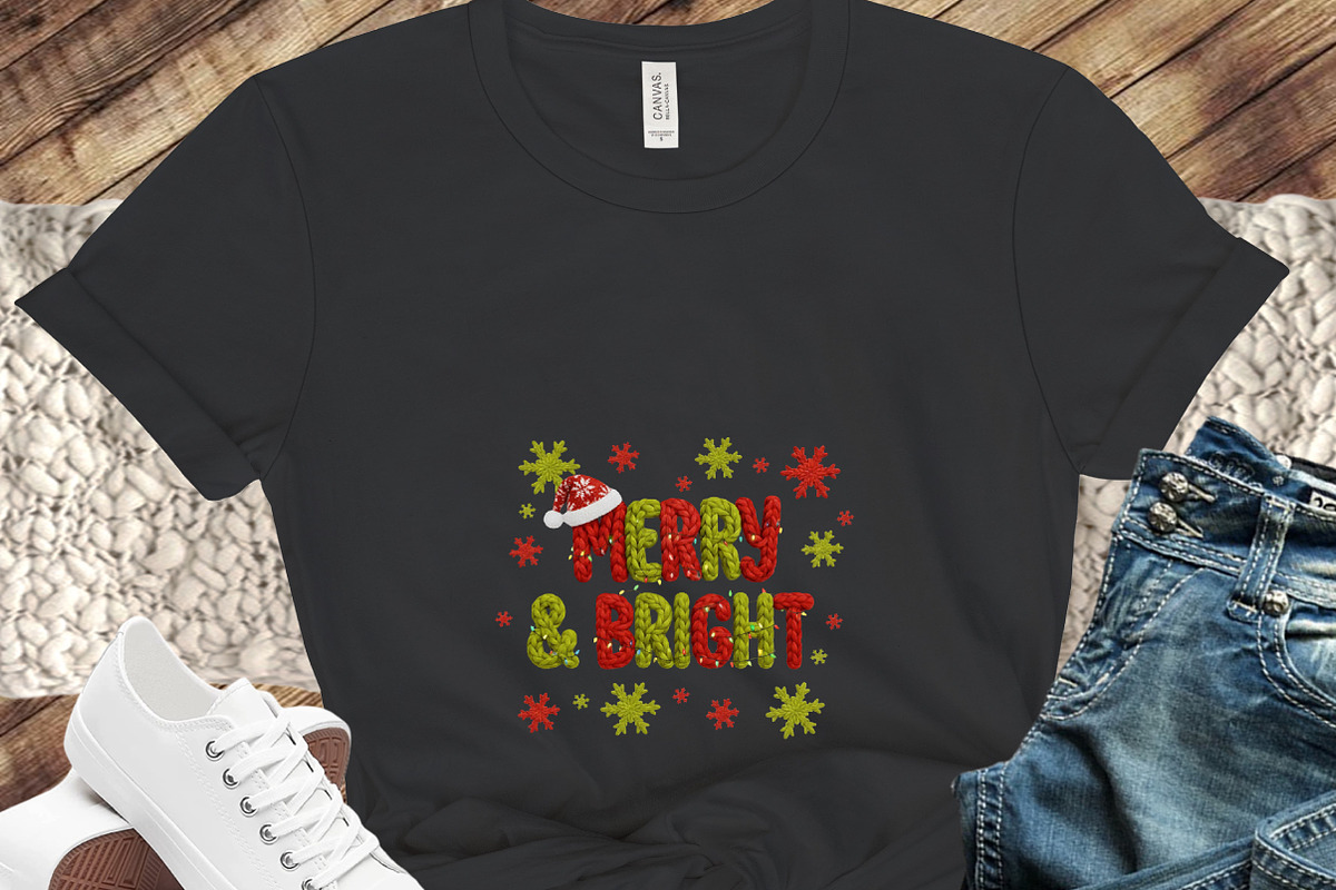 Merry and Bright Png Yarn Christmas, an Illustration by designcity5 (Photo 3 of 8)