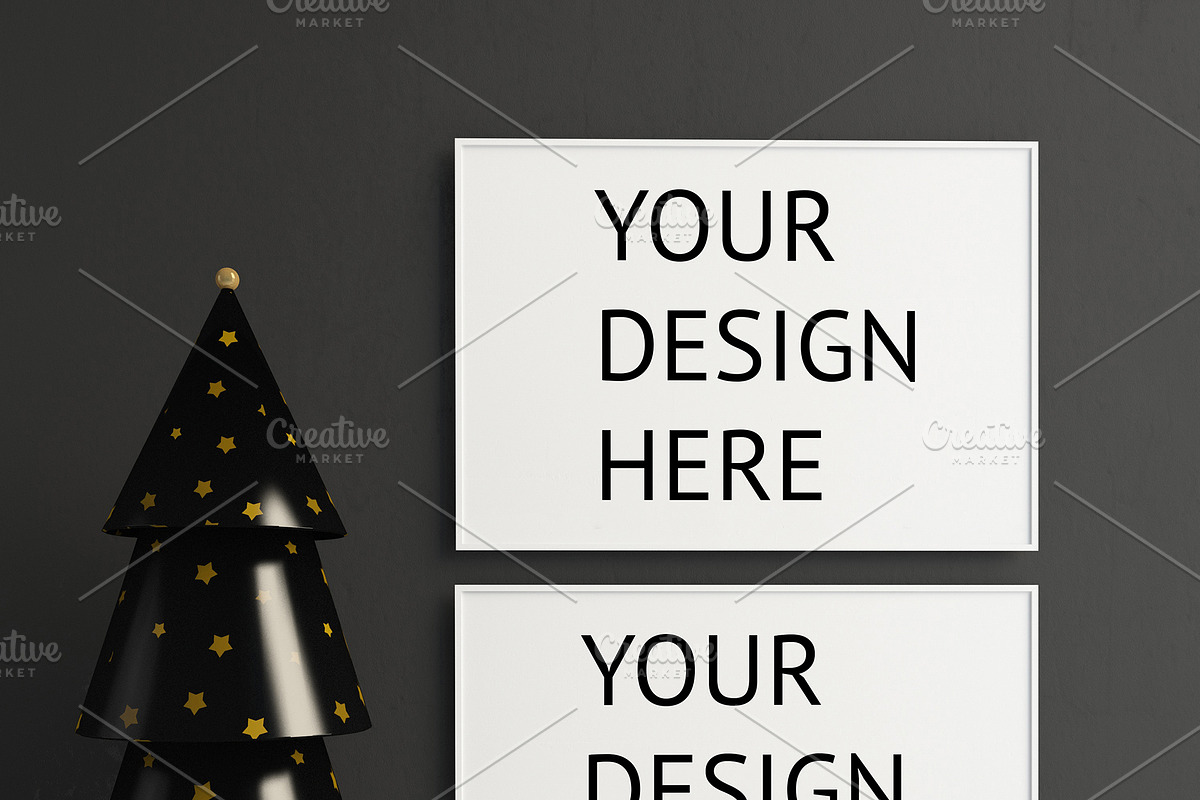 Modern Christmas interior., a Print Template by ChromiumHeart (Photo 9 of 21)