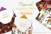 Tropical Australian Blooms, a Pattern Graphic by Sketchbook Designs (Thumbnail 2 of 9)