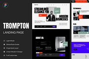 Trompton - Landing Page UI Kit, an UI Kit Template by Dirtytemp Studio (Thumbnail 1 of 6)