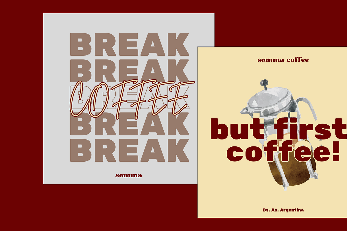 18 Editable Template Canva for Coffe, a Social Media Template by paulapedrazzini (Photo 6 of 8)