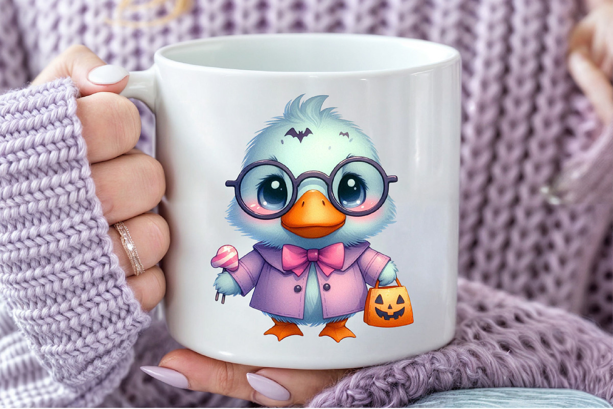 Spooky Pastel Chibi Goose PNG, an Illustration by Pixels.Craft (Photo 6 of 7)