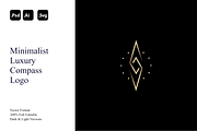 Minimalist Luxury Compass Logo, a Branding & Logo Template by Luxury Logos (Thumbnail 1 of 4)