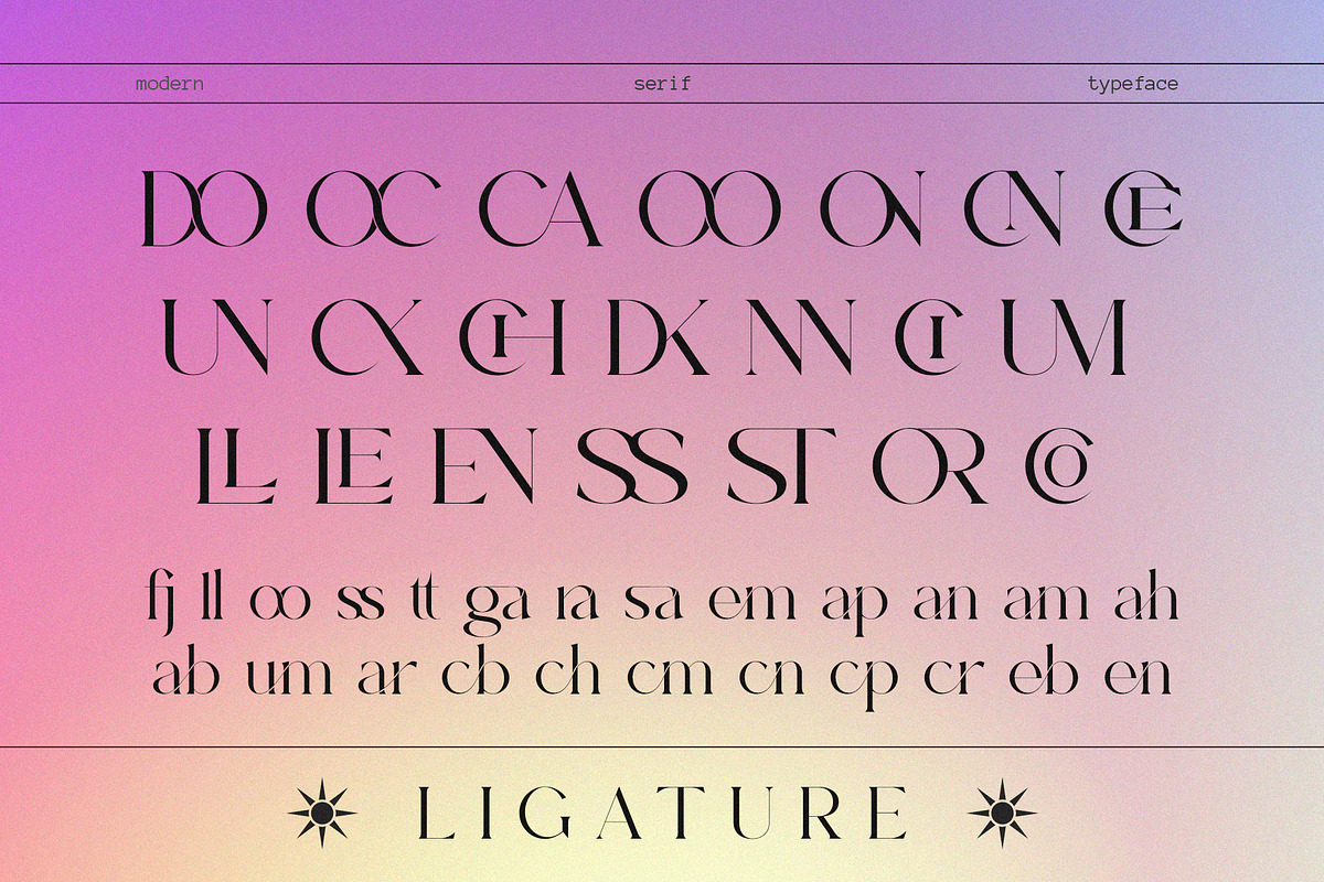 Stigfier Modern Serif Typeface, a Serif Font by Font Kingdom (Photo 2 of 5)