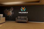 PSD Minimalist Lounge Wall Mockup, a Product Mockup by Ayy (Thumbnail 15 of 15)