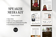8‑Page Speaker Media Kit Template, a Marketing Template by Business Chic (Thumbnail 4 of 5)