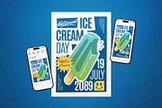 National Ice Cream Day Flyer Set, a Flyer Template by The Good Store (Thumbnail 1 of 2)