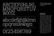 Agumony, a Sans Serif Font by din-studio.com (Thumbnail 9 of 13)