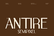 CS Antire Semipixel, a Sans Serif Font by Craft Supply Co. (Thumbnail 1 of 8)