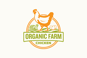Chicken farm Logo Template, a Branding & Logo Template by Norma Studio