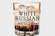 White Russian Watercolor Cocktail, an Illustration by 1801Prints (Thumbnail 1 of 4)