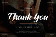 Jenthina - Handwritted Font, a Handwritten Font by Lettermine (Thumbnail 10 of 10)