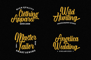 After Breaking - Modern Script Font