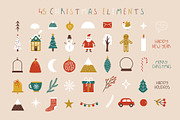 Christmas Clipart Collection, an Illustration by JuliyArt (Thumbnail 2 of 7)