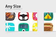 Flat Vector Icons Collection, an Icon by vladwel (Thumbnail 3 of 5)