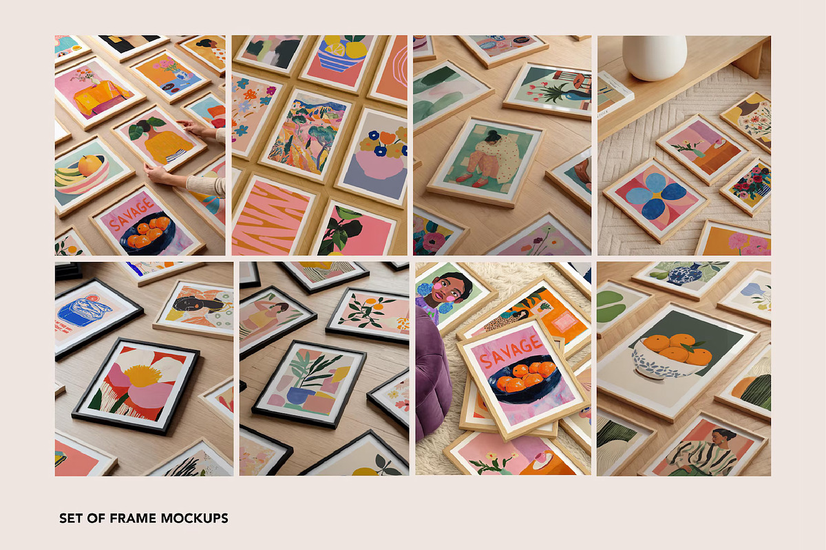 233 Interior Frame Mockup Big Bundle, a Household Mockup by Tomasz Ganclerz (Photo 5 of 6)