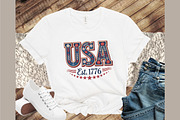 Floral Embroidery USA Png Retro Amer, an Illustration by Sublimation Artist (Thumbnail 3 of 9)