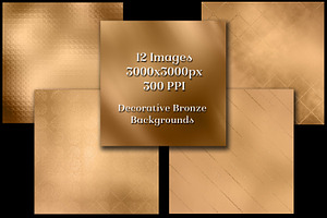 Decorative Bronze Backgrounds