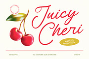 Juicy Cheri Aesthetic Handwritten, a Script Font by Letterena Studios Script (Thumbnail 1 of 15)