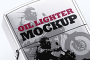 Steel Oil Lighter Mock-Up, a Product Mockup by DesignRushMarket (Thumbnail 4 of 8)