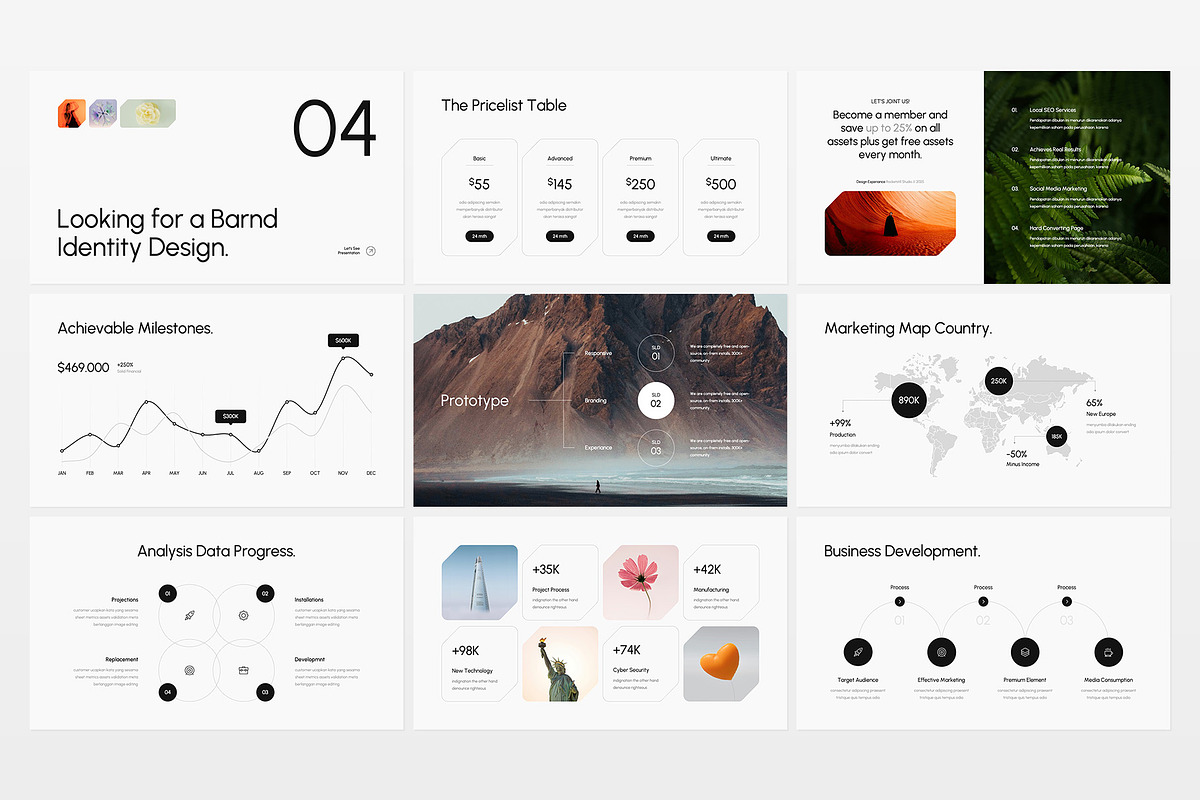 Humle Presentation Template Design, a Presentation Template by Rocketstill (Photo 6 of 7)