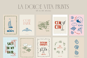 La Dolce Vita Print Posters P.2