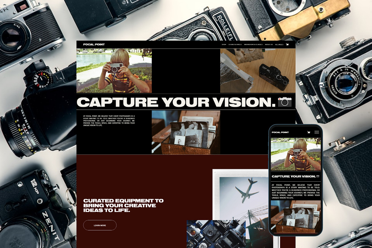 Focal Point - Squarespace Template 7.1