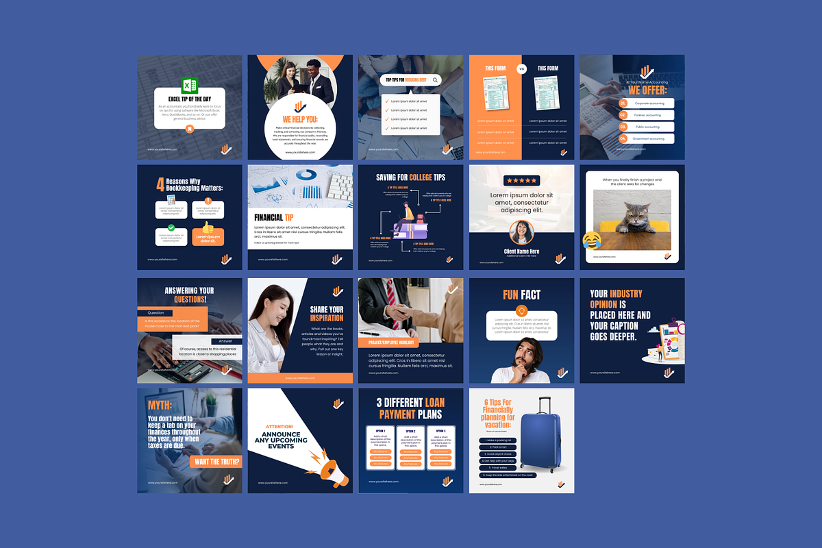 Accounting Social Media, a Social Media Template by Sincerely Media (Photo 9 of 10)