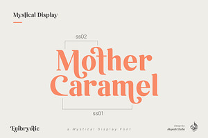 Embryotic Modern Display Font