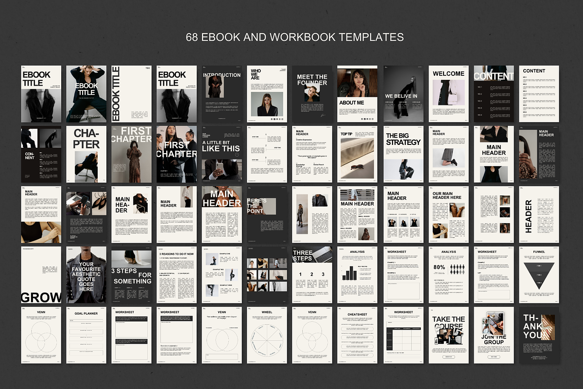 Bold Editorial Ebook & Workbook, a Marketing Template by thebusinessoutfit (Photo 2 of 8)