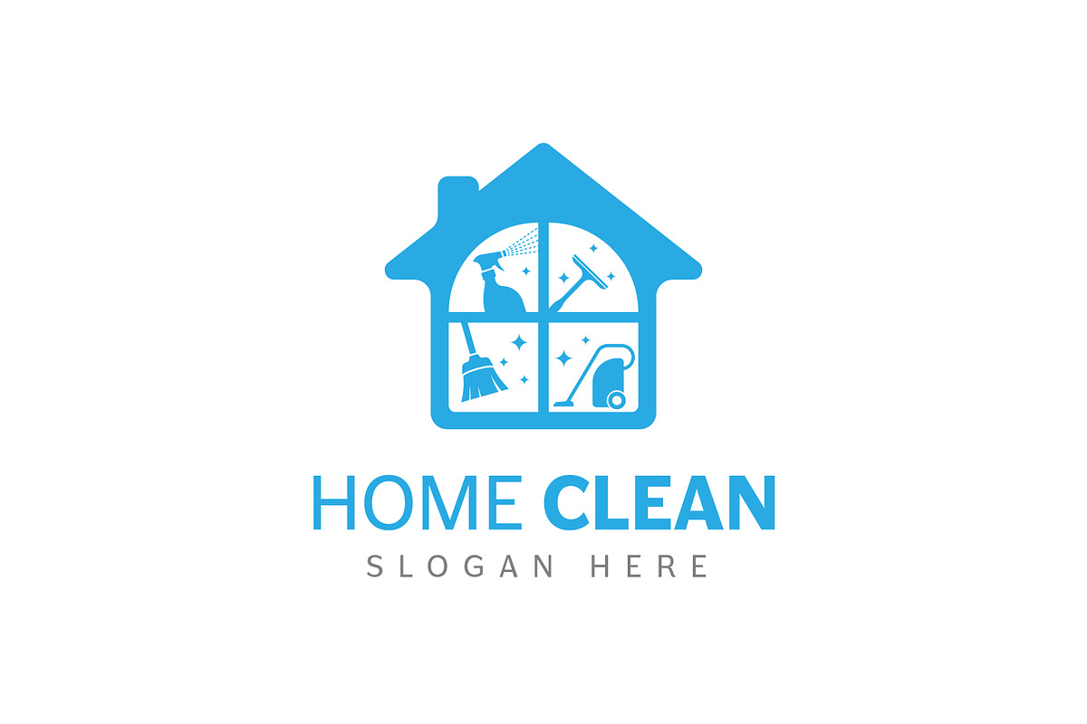 House Cleaning Service Business Logo, a Branding & Logo Template by Distrologo