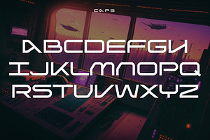 Stardock - Futuristic Typeface