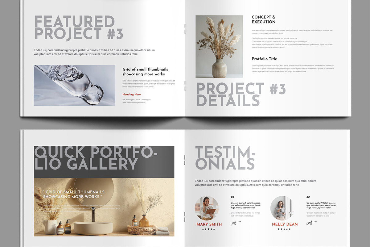Modern Design Portfolio Template preview 5