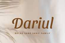 Dariul Sans Font Family
