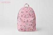 Playing Dogs Patterns & Elements, an Animal Illustration by monkik (Thumbnail 11 of 12)