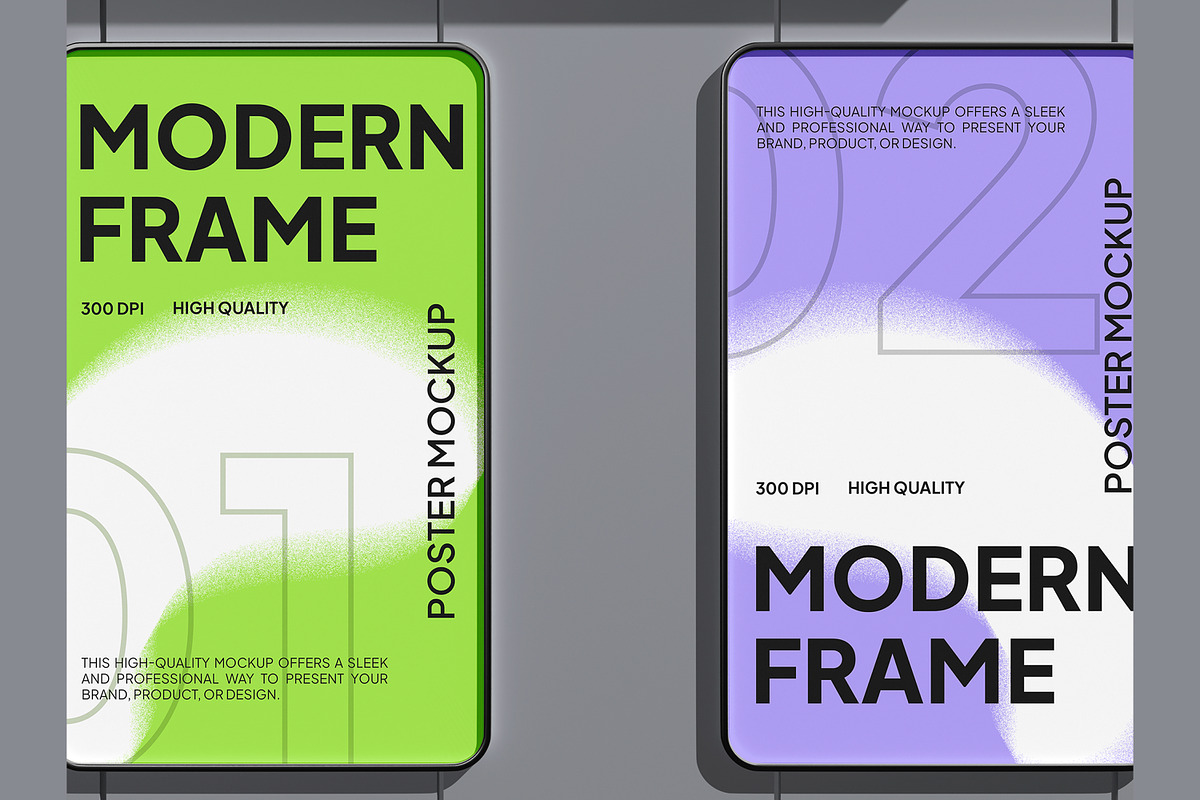 Frame Poster Mockup, an Advertising Mockup by Permadi Creative (Photo 5 of 5)