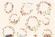 Cottagecore Clipart, Frames, Prints, a Decorative Illustration by whiteheartdesign (Thumbnail 24 of 34)
