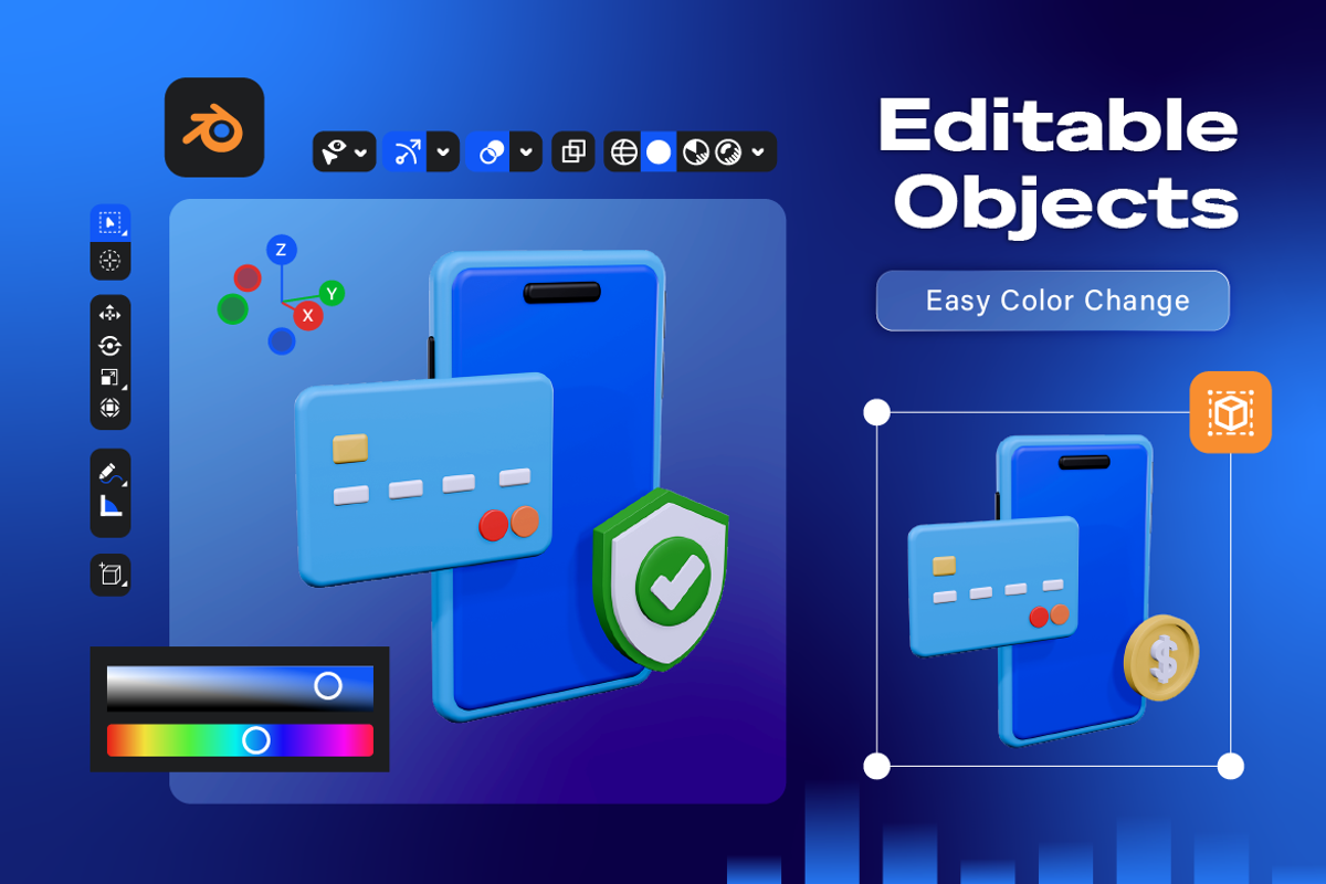 Digital Finance 3D Icon Pack, an Object 3D Model by Burntilldead (Photo 4 of 7)