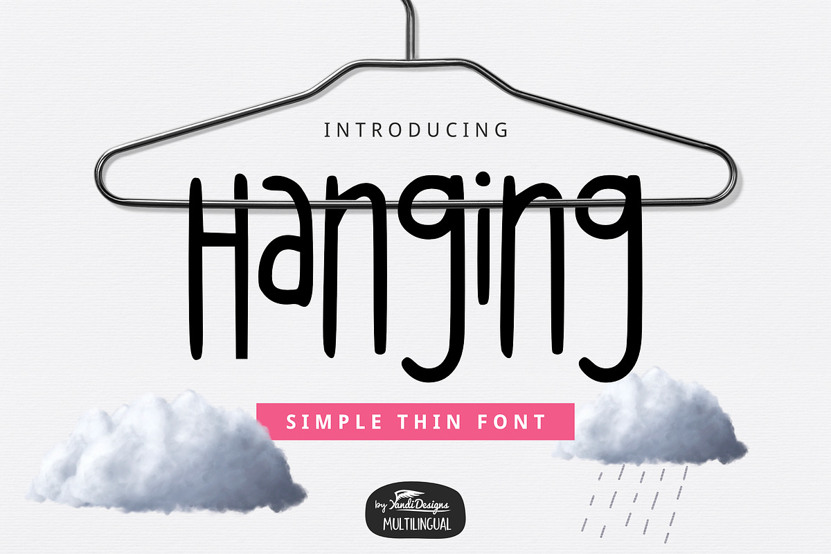 Hanging Font
