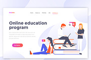 Landing page templates, a Templates & Theme by Creative Graphics (Thumbnail 7 of 12)