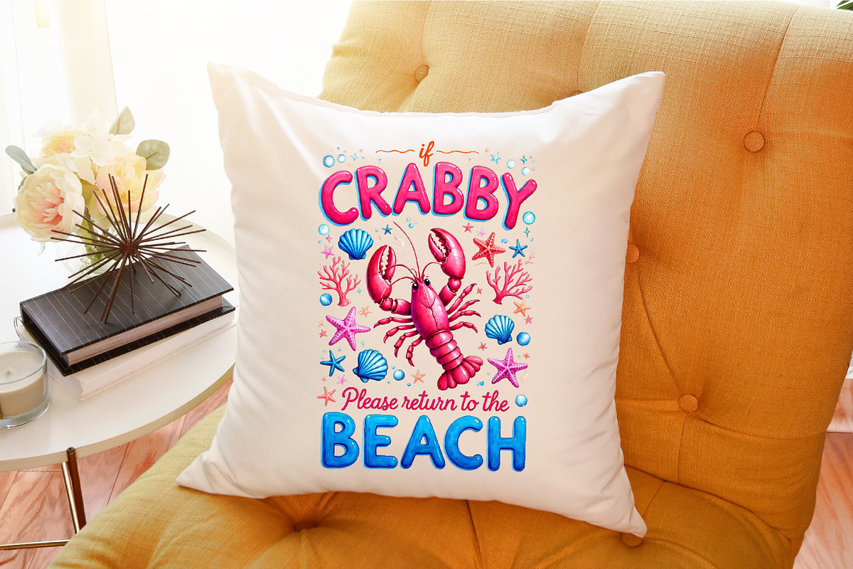 If Crabby Please Return To The Beach, a Seasonal Illustration by Sublimation Artist (Photo 9 of 9)