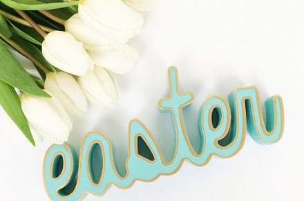 Easter tulips containing easter, tulips, and white tulips