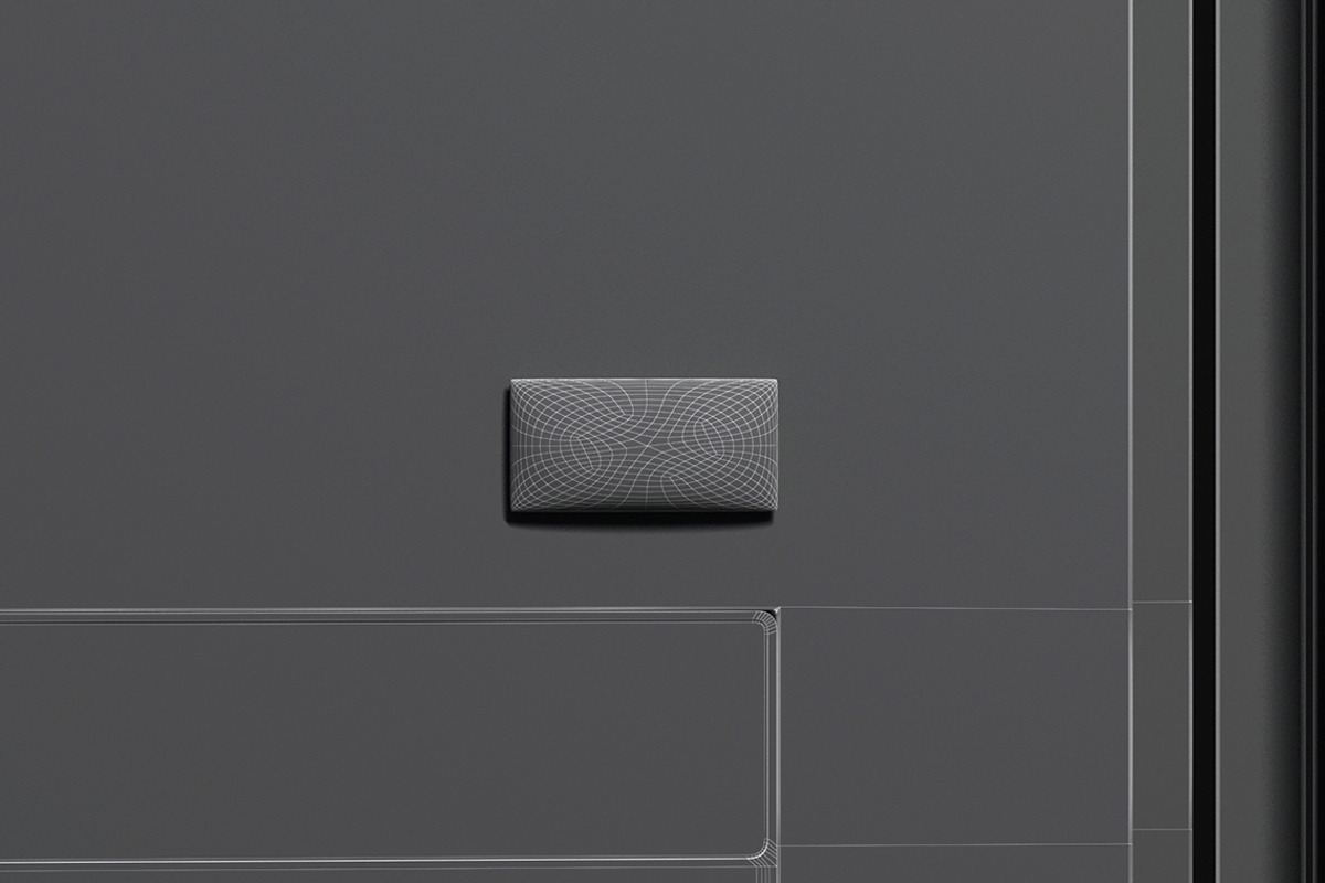 Rectangle Fridge Magnet 3D Model, an Object 3D Model by rebrandy (Photo 9 of 9)