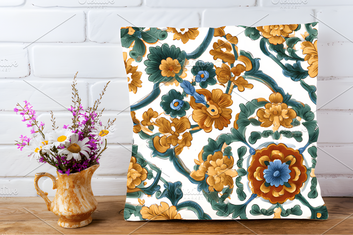 Mediterranean Tile Patterns Backgrou, a Pattern Graphic by Ink Gallery (Photo 5 of 6)