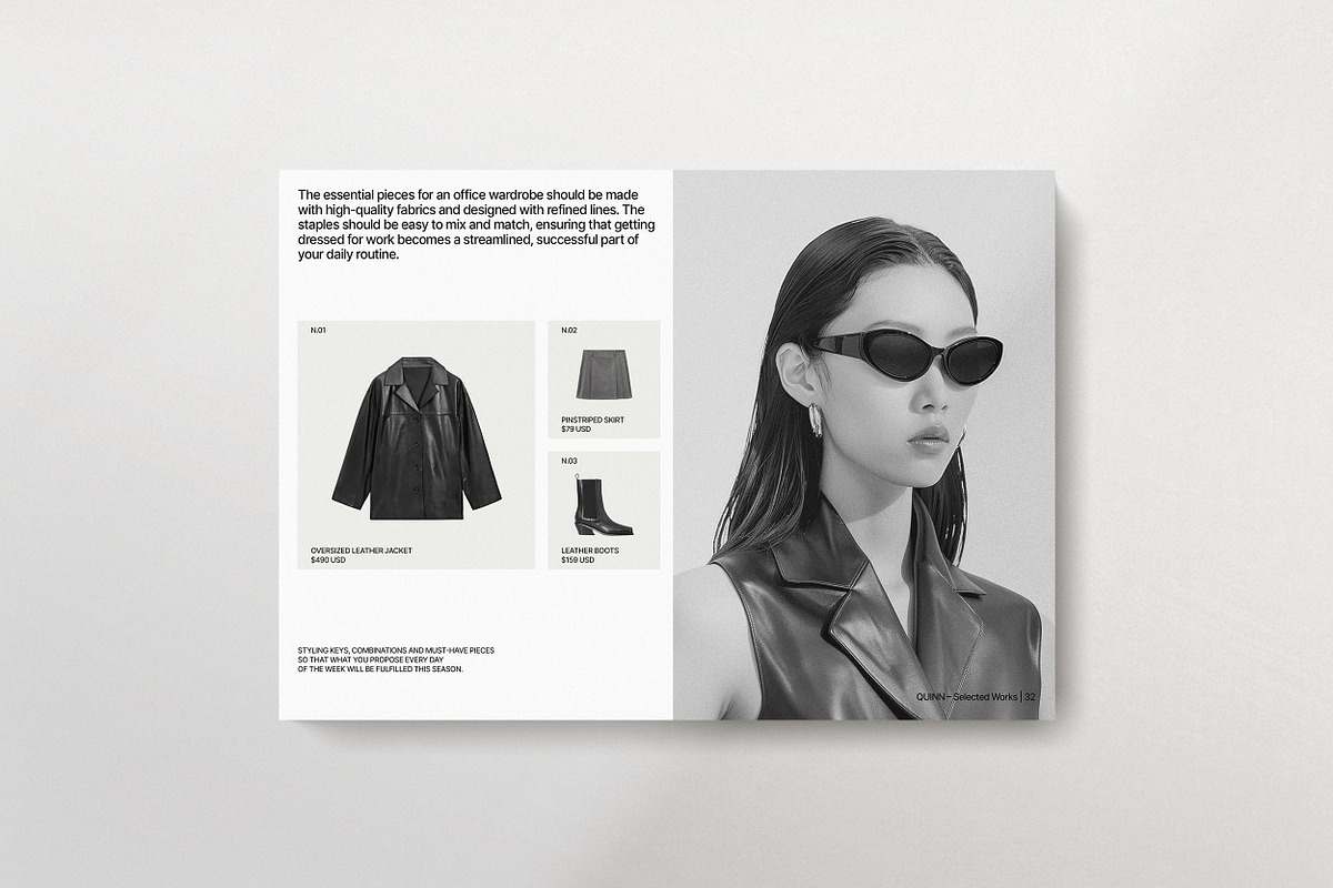 QUINN / Landscape Portfolio Template, a Brochure Template by Studio Dara (Photo 11 of 20)