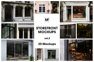 Window Storefront Mockups vol.2, a Mockup by MockupForest